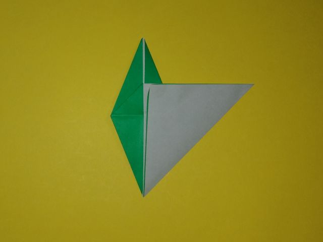 クジャクの折り方10